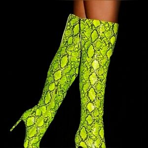iconic Graphic Stiletto Boot